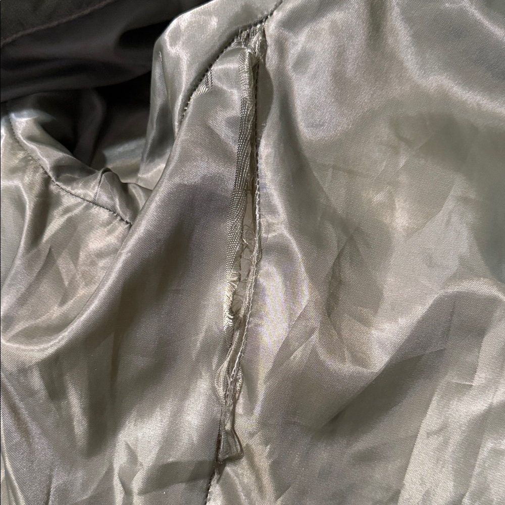 Green Puffer Coat with Fur Hood - Picture 5 of 5